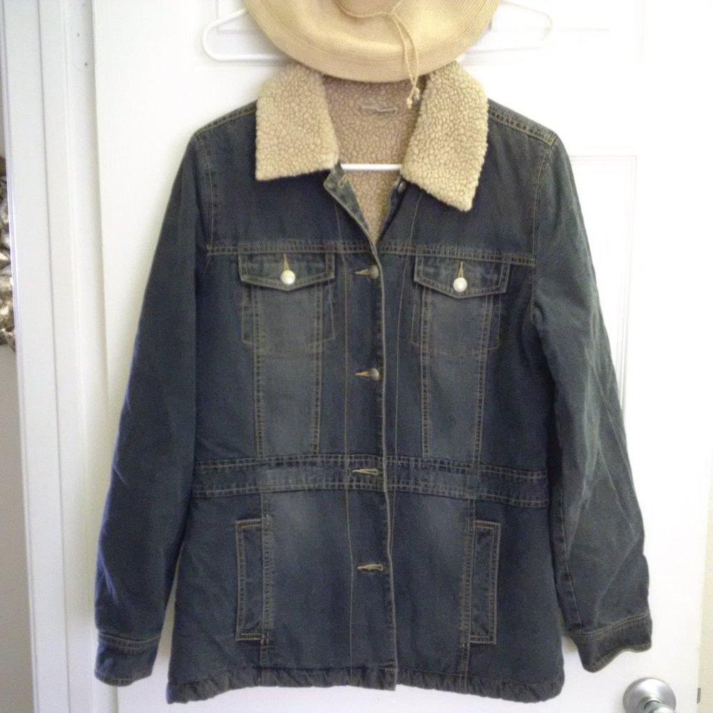 Halogen Demin and Sherling Coat